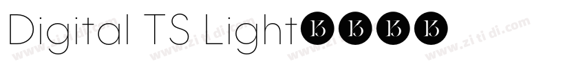 Digital TS Light字体转换